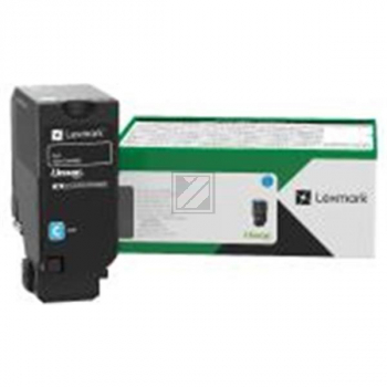 71C2XC0 / cyan / original LEXMARK Toner cyan / 71C2XC0 / 12500 S.