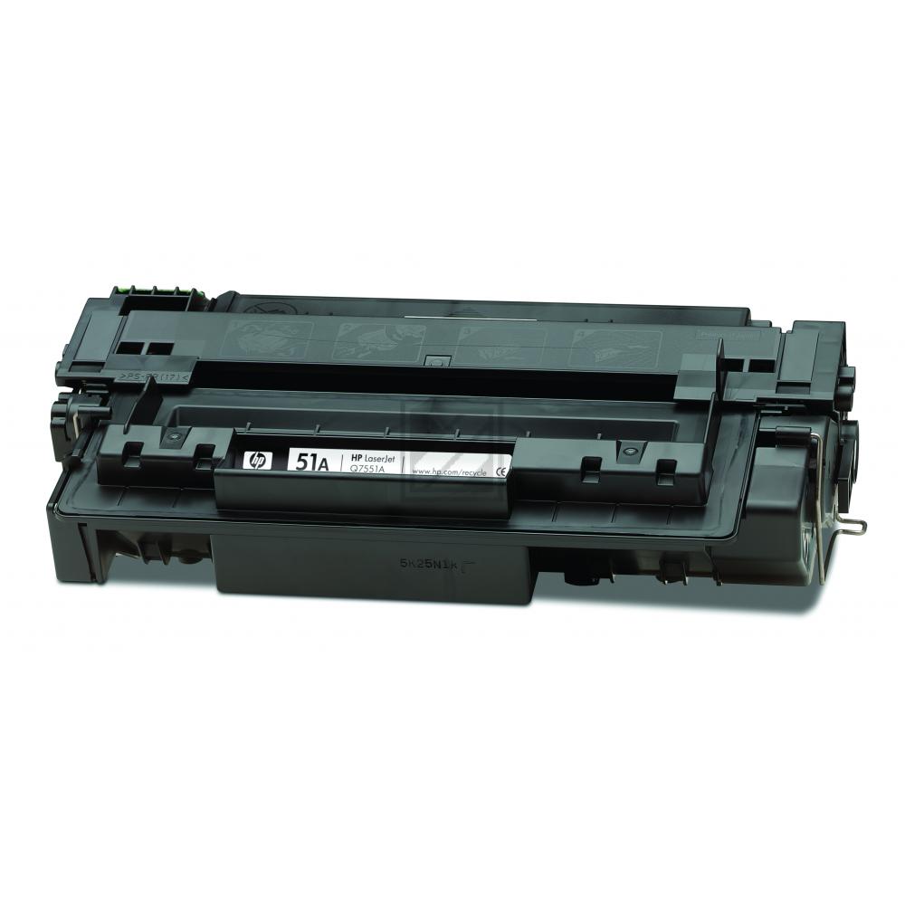 Q7551A // 51A / schwarz / original HP Toner schwarz / Q7551A / 6500 S.