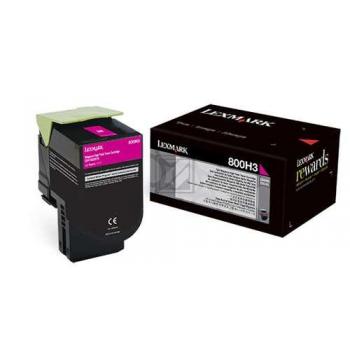 80C0H30 // 800H3 / original LEXMARK Toner magenta / 80C0H30 / 3000 S.