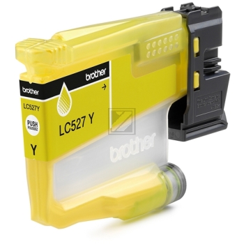 LC527Y / gelb / original Brother Tintenpatrone gel / LC527Y / 900 S.