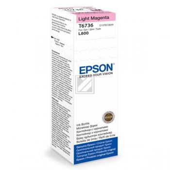 C13T67364A // T6736 / original EPSON Tintenflasche magenta hell / C13T67364A / 1800 S. / 70.00 ml