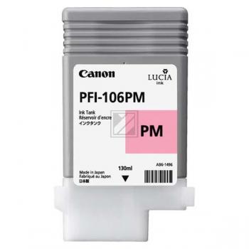 6626B001 // PFI106PM / magenta / original CANON Tintenpatrone magenta hell / 6626B001 / 130.00 ml