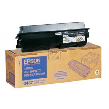 C13S050437 // 0437 / schwarz / original EPSON Toner schwarz / C13S050437 / 8000 S.