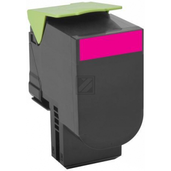 80C2SM0 // 802SM / magenta / original LEXMARK Toner magenta / 80C2SM0 / 2000 S.