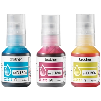 BTD180CLVAL / original Brother Tintenflasche Multi / BTD180CLVAL / 5000 S. / 48.80 ml