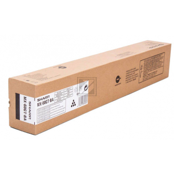 MX60GTBA / schwarz / original SHARP Toner schwarz / MX60GTBA / 40000 S.