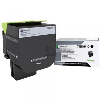 71B0H10 / schwarz / original LEXMARK Toner schwarz / 71B0H10 / 6000 S.