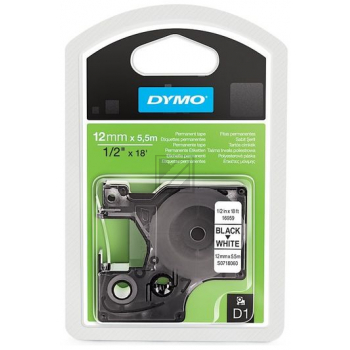 16959 // S0718060 / schwarz / original DYMO DirectLabelEtiketten / 16959
