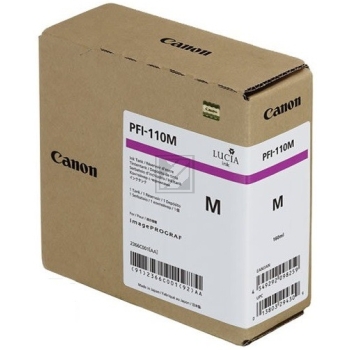 2366C001 // PFI110M / original CANON Tintenpatrone magenta / 2366C001 / 110.00 ml
