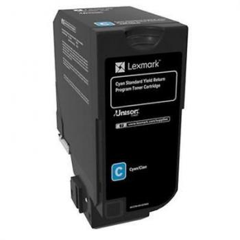 74C0S20 / cyan / original LEXMARK Toner cyan / 74C0S20 / 7000 S.