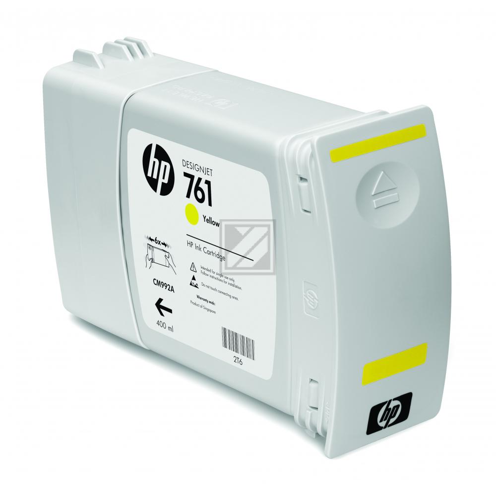 CM992A // 761 / gelb / original HP Tintenpatrone gelb / CM992A / 400.00 ml