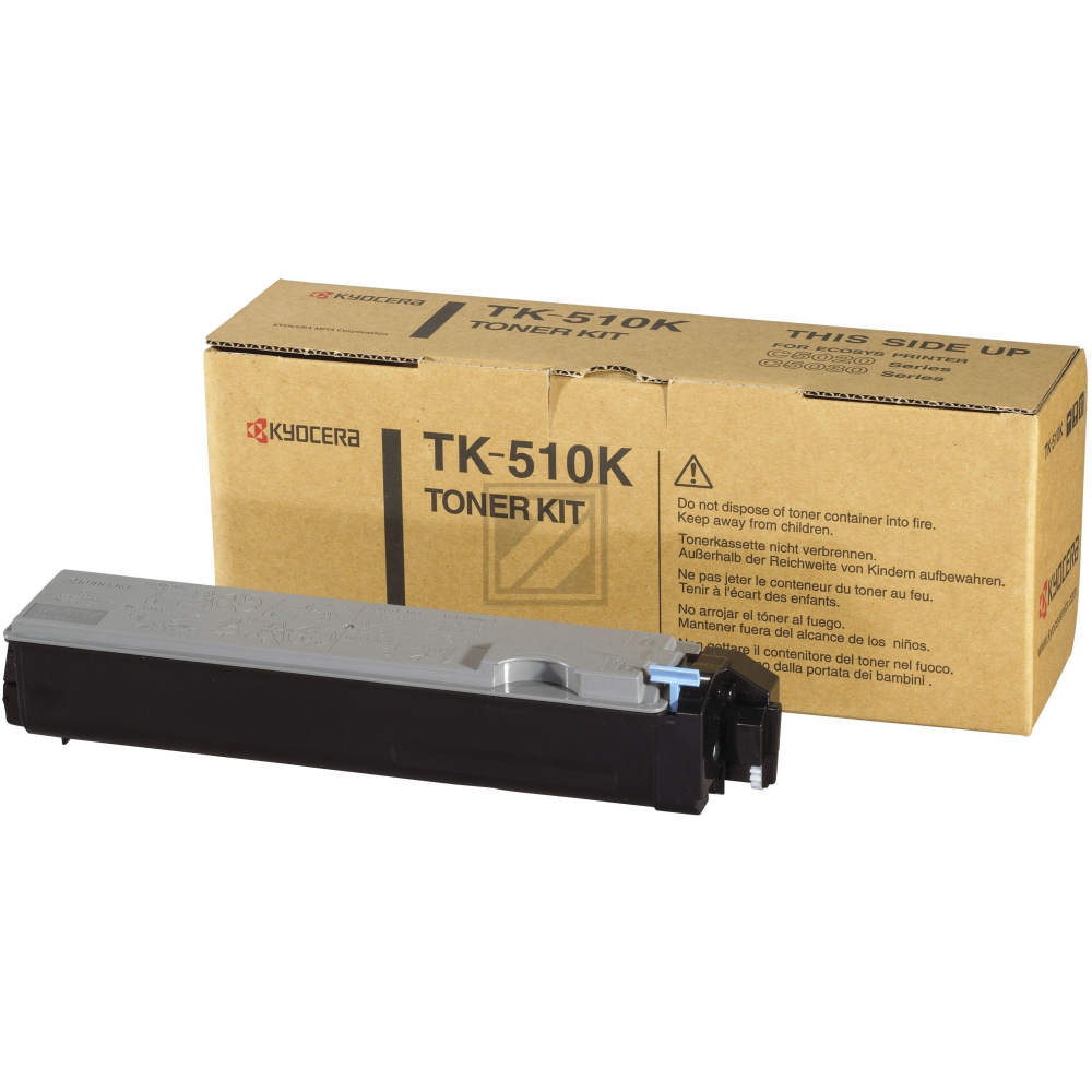 1T02F30EU0 // TK510K / schwarz / original KYOCERA Toner schwarz / 1T02F30EU0 / 8000 S.