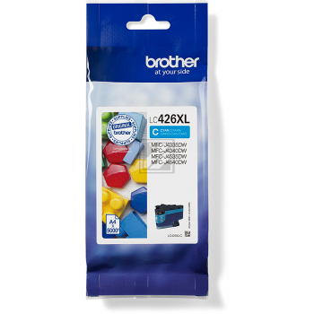 LC426XLC / cyan / original BROTHER Tintenpatrone cyan / LC426XLC / 5000 S.