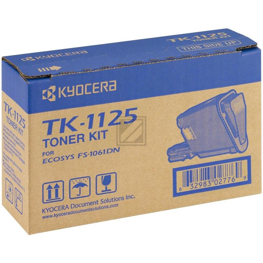 1T02M70NL0 // TK1125 / schwarz / original KYOCERA Toner schwarz / 1T02M70NL0 / 2100 S.