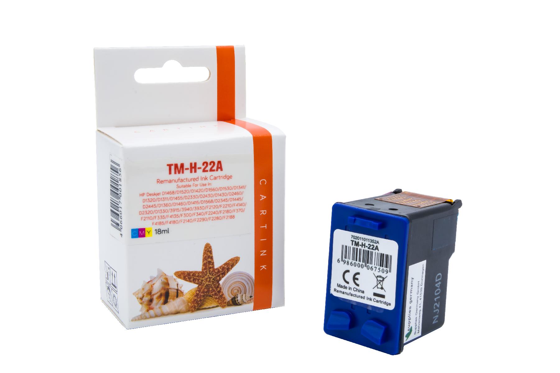 Refill Tinte Color für HP / C9352AE / 17ml