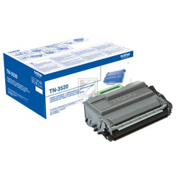 TN3520 / schwarz / original BROTHER Toner schwarz / TN3520 / 20000 S.