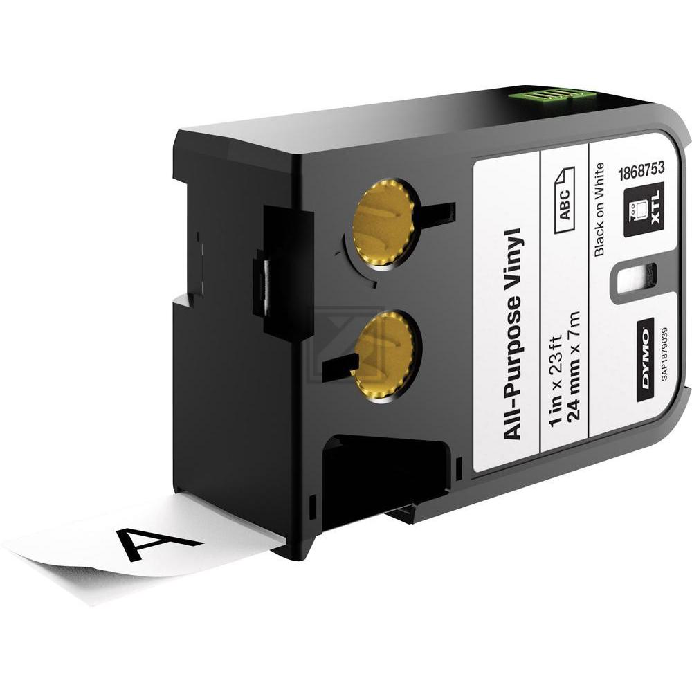 1868753 / schwarz / original DYMO DirectLabelEtiketten / 1868753