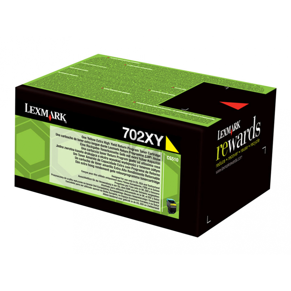 70C2XY0 // 702XY / gelb / original LEXMARK Toner gelb / 70C2XY0 / 4000 S.