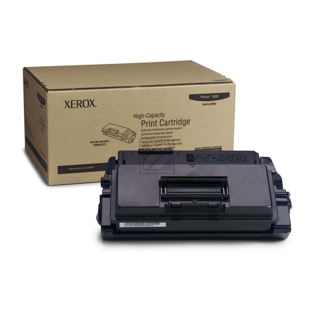 106R01371 / schwarz / original XEROX Toner schwarz / 106R01371 / 14000 S.