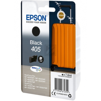 C13T05G14010 // 405 / schwarz / original EPSON Tintenpatrone schwarz / C13T05G14010 / 350 S. / 7.60 ml