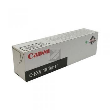 0386B002 // CEXV18 / schwarz / original CANON Toner schwarz / 0386B002 / 8400 S. / 430 Gr.