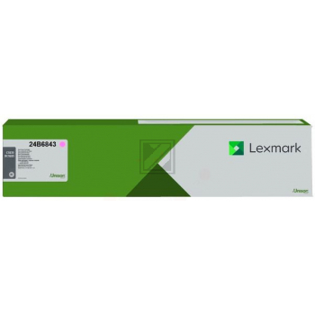 24B6843 / magenta / original LEXMARK Toner magenta / 24B6843 / 30000 S.