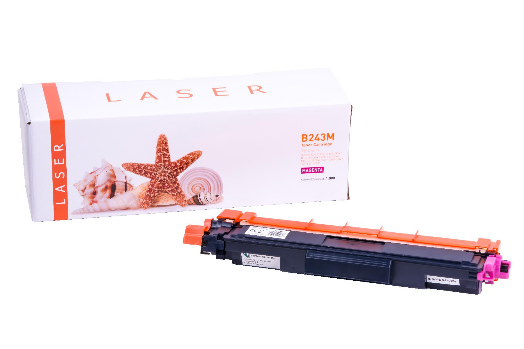 Alternativ Toner Magenta für Brother / TN243M / 1.000 Seiten