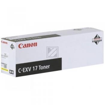 0259B002 // CEXV17 / gelb / original CANON Toner gelb / 0259B002 / 30000 S. / 475 Gr.