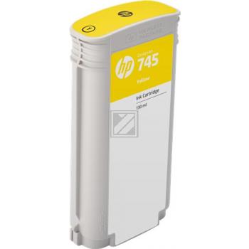 F9J96A // 745 / gelb / original HP Tintenpatrone gelb / F9J96A / 130.00 ml