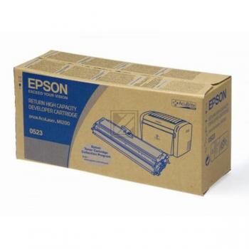 C13S050523 // 0523 / schwarz / original EPSON Toner schwarz / C13S050523 / 3200 S.