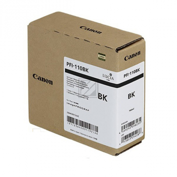 2364C001 // PFI110BK / original CANON Tintenpatrone schwarz / 2364C001 / 110.00 ml