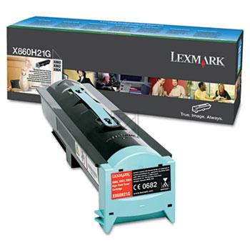 X860H21G / schwarz / original LEXMARK Toner schwarz / X860H21G / 35000 S.