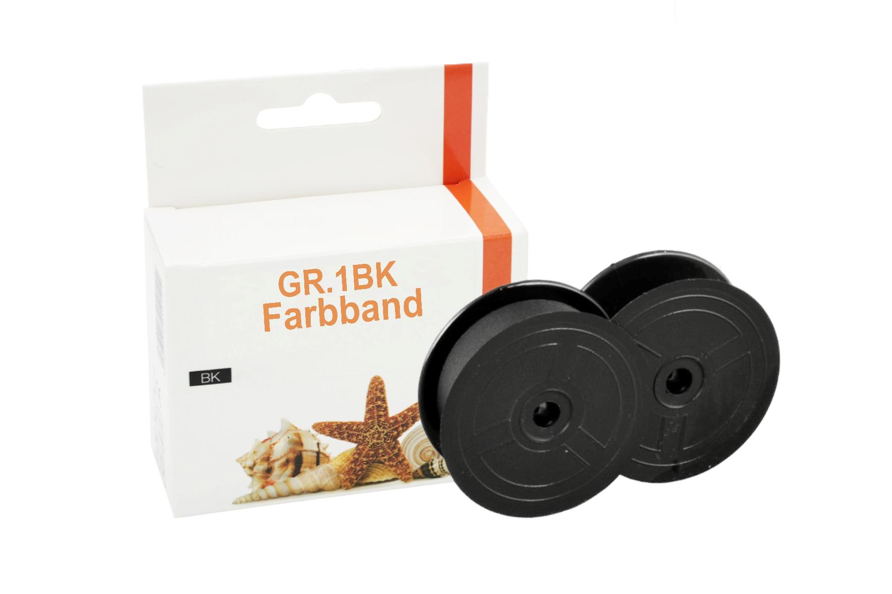 Alternativ Gr. 1 Farbband, Nylon, schwarz / Gr. 1
