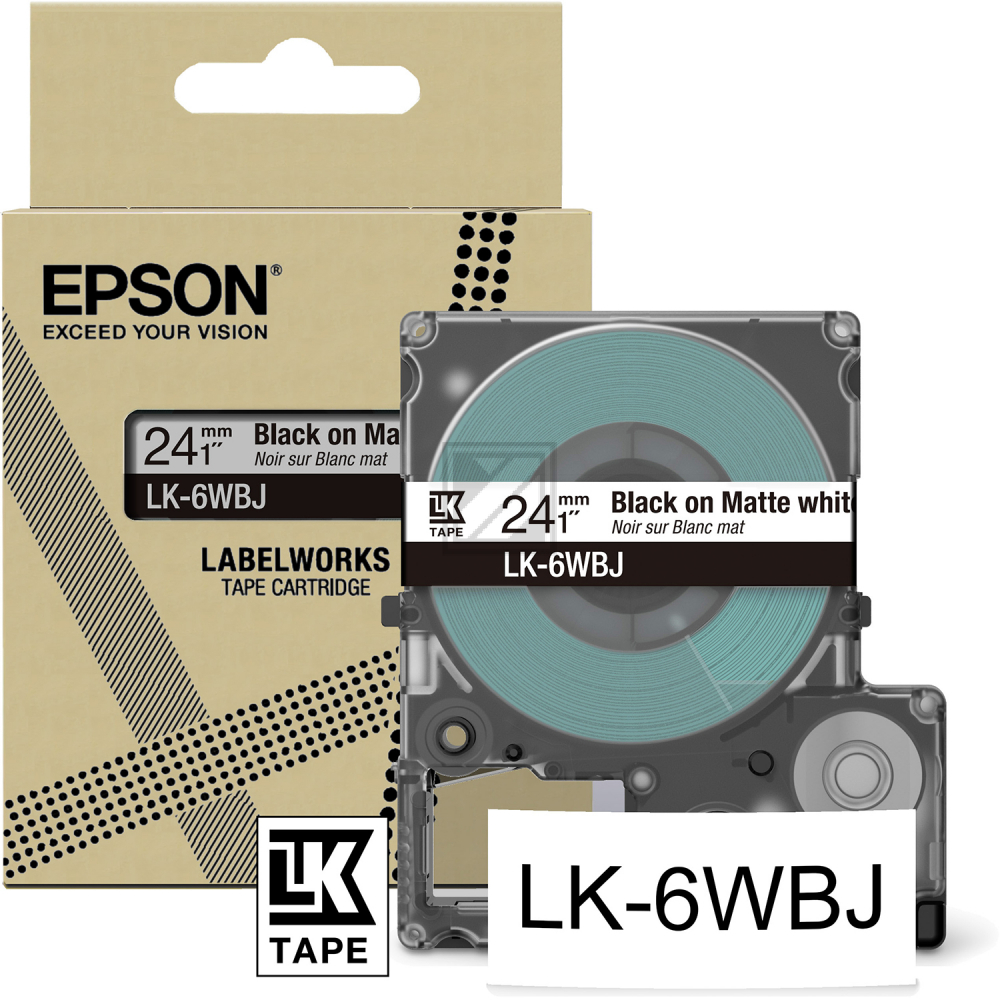 C53S672064 // LK6WBJ / original Epson DirectLabel / C53S672064