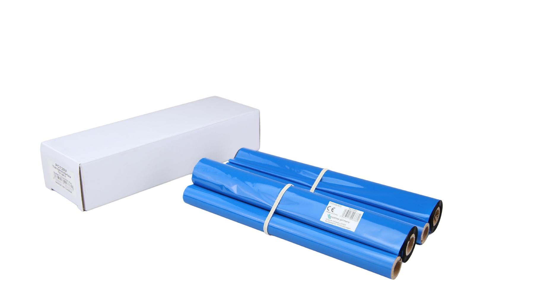 Alternativ PC72RF Thermotransferrollen NEUTRAL  f. Brother T / 2er Pack // 2 x 144 Seiten