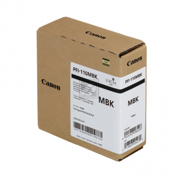2363C001 // PFI110MBK / original CANON Tintenpatrone schwarz matt / 2363C001 / 110.00 ml