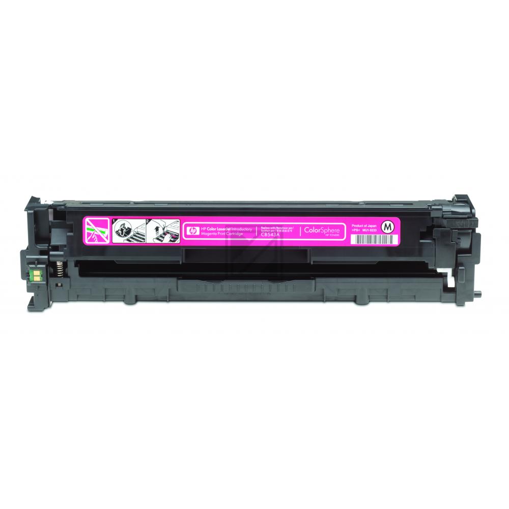 CB543A // 125A / magenta / original HP Toner magenta / CB543A / 1400 S.