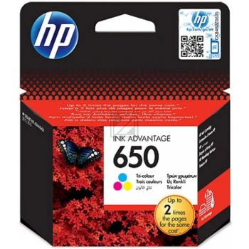 CZ102AE // 650 / original HP Druckkopfpatrone color / CZ102AE / 200 S.