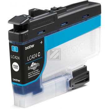LC424C / cyan / original BROTHER Tintenpatrone cyan / LC424C / 750 S.