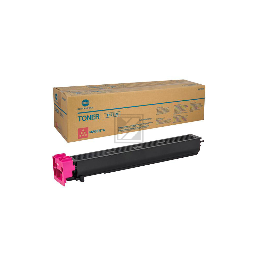 A3VU350 // TN711M / magenta / original KONICAMIN Toner magenta / A3VU350 / 31500 S.