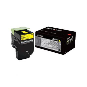 70C0H40 // 700H4 / gelb / original LEXMARK Toner gelb / 70C0H40 / 3000 S.