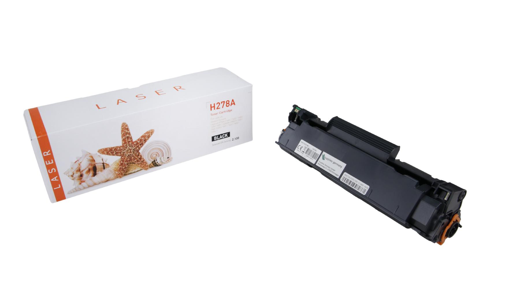 Alternativ Toner Black für HP / CE278A / 2.100 Seiten