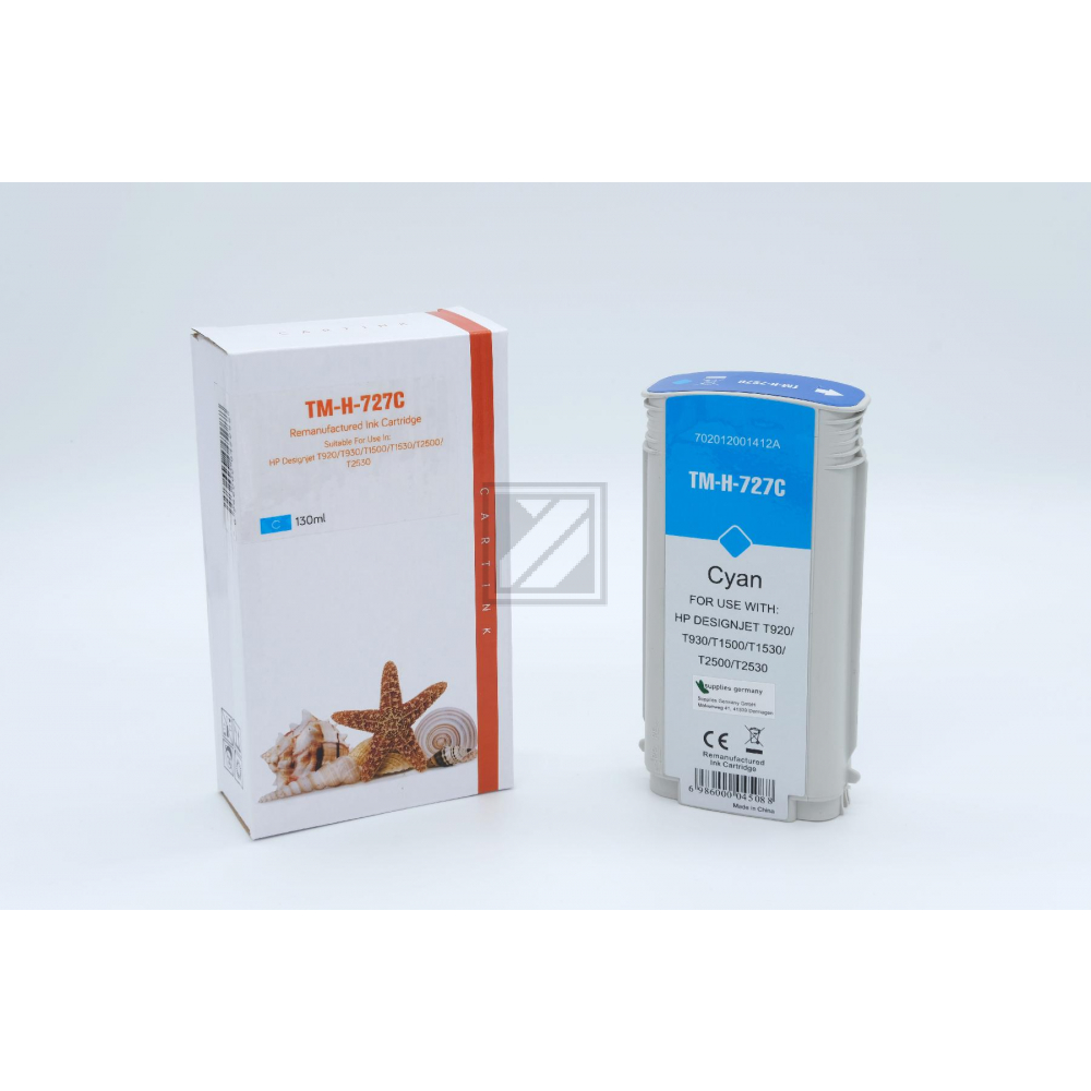 Refill Tinte Cyan für HP  / B3P19A / 130ml