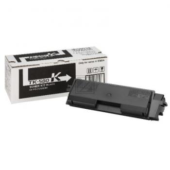 1T02KT0NL0 // TK580K / schwarz / original KYOCERA Toner schwarz / 1T02KT0NL0 / 3500 S.