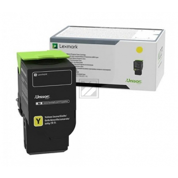 78C20YE / gelb / original Lexmark Toner gelb / 78C20YE / 1400 S.