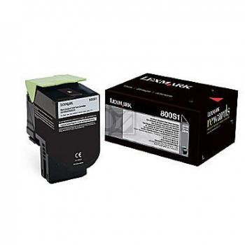 Lexmark Cartridge Black (80C0S10) 2,5k  VE 1 Stück / 80C0S10