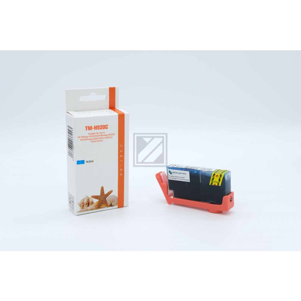 Refill Tinte Cyan für HP / CD972AE / 14,6ml