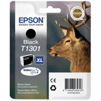 C13T13014012 // T1301 / schwarz / original EPSON Tintenpatrone schwarz / C13T13014012 / 945 S. / 25.40 ml