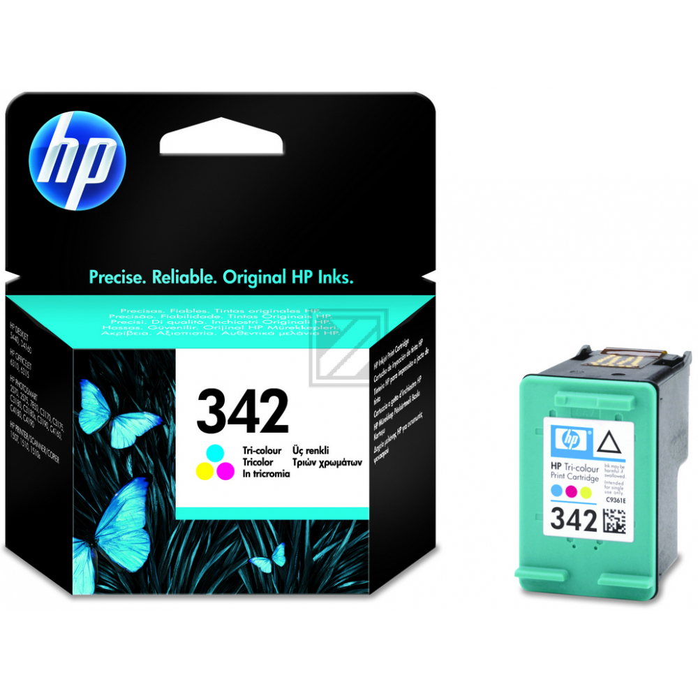 C9361EE // 342 / original HP Druckkopfpatrone color / C9361EE / 220 S. / 5.00 ml
