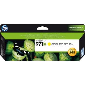 CN628AE // 971XL / gelb / original HP Tintenpatrone gelb / CN628AE / 6600 S. / 83.00 ml